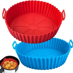 2 PC Air Fryer Tray Red and Blue Airfryer Tray-23