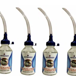 Treadmill Belt's Silicone Oil Lubricant pack of 4 each in 100ml clear Oil Manual Pump-14