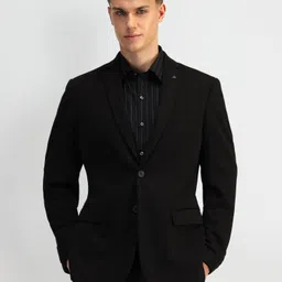 arrow Men Solid Single Breasted Formal Blazer-picture-37