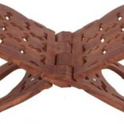 Divine Edge Wooden Rehal – Handcrafted Elegance for Your Sacred Moments Wooden Brown Rehal-image-92