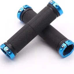 Handle Grips Silicone Single Lock-on Anti-theft Handlebar Grips With End Caps Bicycle Handle Grip-27