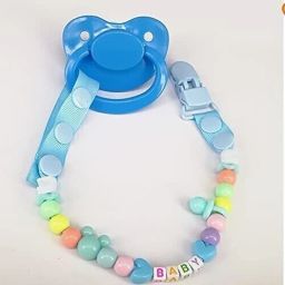Baby soother with chain 1Pcs Baby Pacifier Clips Children For Baby Present Baby Clip Nipple Clips Dummy Holder For Teethers (pack of 1) - VN001 Soother-27