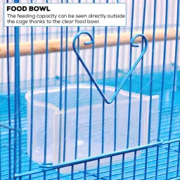 2 FEET ( Blue ) Birds Cage Best for Love bird, Parrot and large Bird Cage-picture-10