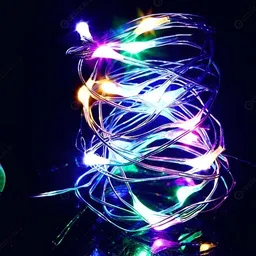 SPARK WORLD Red & Blue LED String Lights image 4