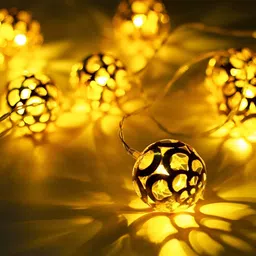 ENORMITY Yellow Bulb Shape String Lights-9