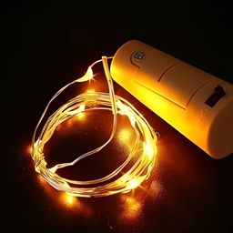 ENORMITY Yellow Rice Shaped String Lights-33