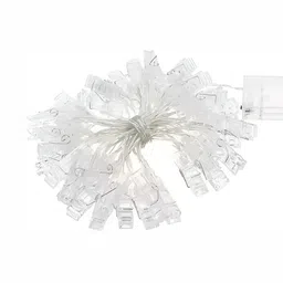 SPARK WORLD White Photo Clip String Lights-44