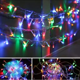 ENORMITY Red & Green Rice Shape String Lights image 1