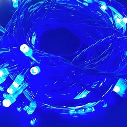 SPARK WORLD Blue Rice Shaped String Lights-41