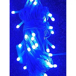 ENORMITY Blue Rice Shape String Lights-24