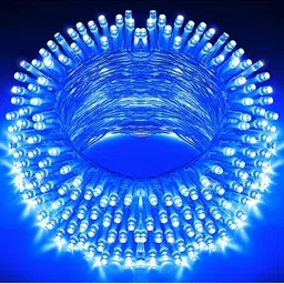 ENORMITY Blue Rice Shaped String Lights-30