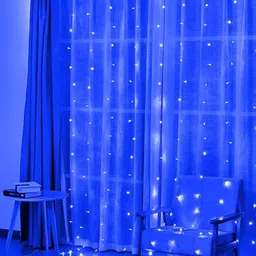 ENORMITY Blue Rice Shape String Lights-5