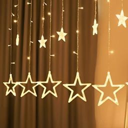 ENORMITY Yellow Star Shape String Lights-19