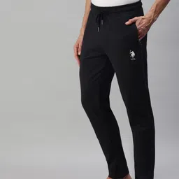 U.S. Polo Assn. Men Black Solid Lounge Pants-picture-38
