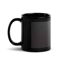 RISH Black & Grey Printed Ceramic Glossy Coffee Mug 325 ml-picture-13