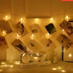 SPARK WORLD Yellow Photo-Clip String Lights image 3