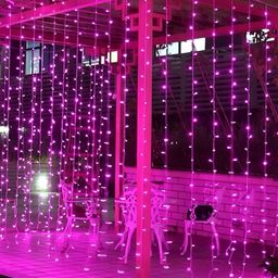 SPARK WORLD Pink Rice Shape String Lights image 3