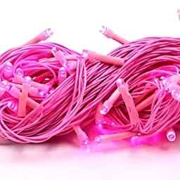 SPARK WORLD Pink Rice Shape String Lights image 2