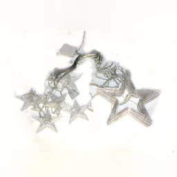 SPARK WORLD White Star Shape String Lights image 2