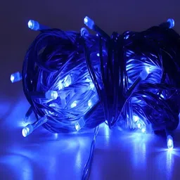 ENORMITY Blue Rice Shape String Light image 4
