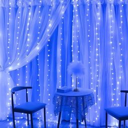SPARK WORLD Blue LED Rice Shaped String Lights image 4