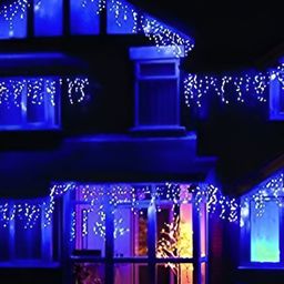 SPARK WORLD Blue Rice Shaped String Lights image 5