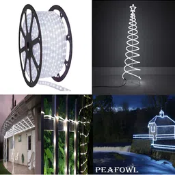 SPARK WORLD White Rice Shape String Lights image 2