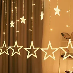 SPARK WORLD Yellow Star-Shaped String Lights image 4