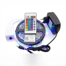 SPARK WORLD 16 White Flower LED String Lights image 5