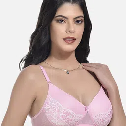 StyFun Floral Self Design Full Coverage Lightly Padded Everyday Bra With All Day Comfort image 3