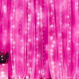 SPARK WORLD Pink Rice Shape String Lights image 2