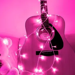 SPARK WORLD Pink Rice Shape String Lights image 2