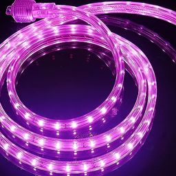 SPARK WORLD Pink Rice Shape LED Bulb String Lights image 3