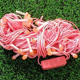 SPARK WORLD Pink Rice Shape String Lights image 3