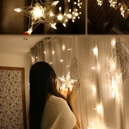 ENORMITY  Yellow Star Shaped  LED String Lights image 3
