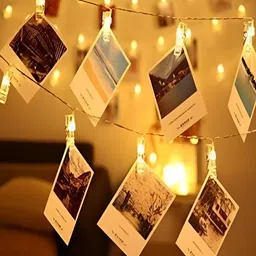 ENORMITY White Photo Clip Shaped  LED String Lights image 4
