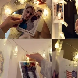 ENORMITY Yellow Photo Clip String Lights image 3