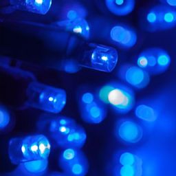 SPARK WORLD Blue LED Rice Shaped String Lights image 2