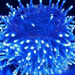 SPARK WORLD Blue Rice Shape String Lights image 2