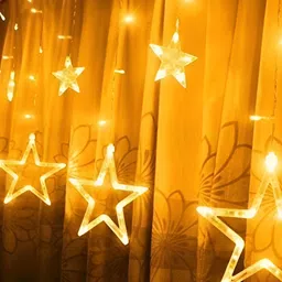 SPARK WORLD Yellow Star-Shaped String Lights image 3