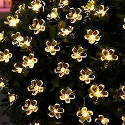 SPARK WORLD Yellow  Flower-Shaped String Lights image 2