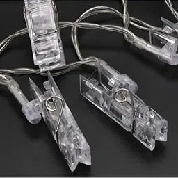 ENORMITY Yellow Clip Shape String Lights image 5