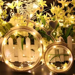 SPARK WORLD Yellow Star Shape String Lights image 2