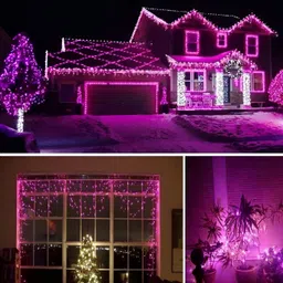 SPARK WORLD Pink Rice Shaped String Lights image 2
