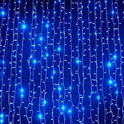 SPARK WORLD Blue Rice Shape String Lights image 5