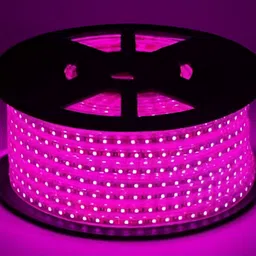 SPARK WORLD Purple Rice Shape LED String Lights image 4