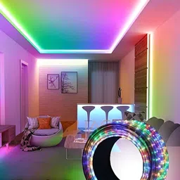 SPARK WORLD 2400 Blue & Green Rope LED String Lights image 2
