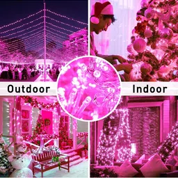 SPARK WORLD Pink Rice Shape String Lights image 5