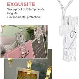 ENORMITY White Photo Clip Shape String Lights image 5