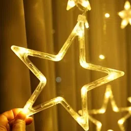 ENORMITY Yellow Star Shape String Lights image 2